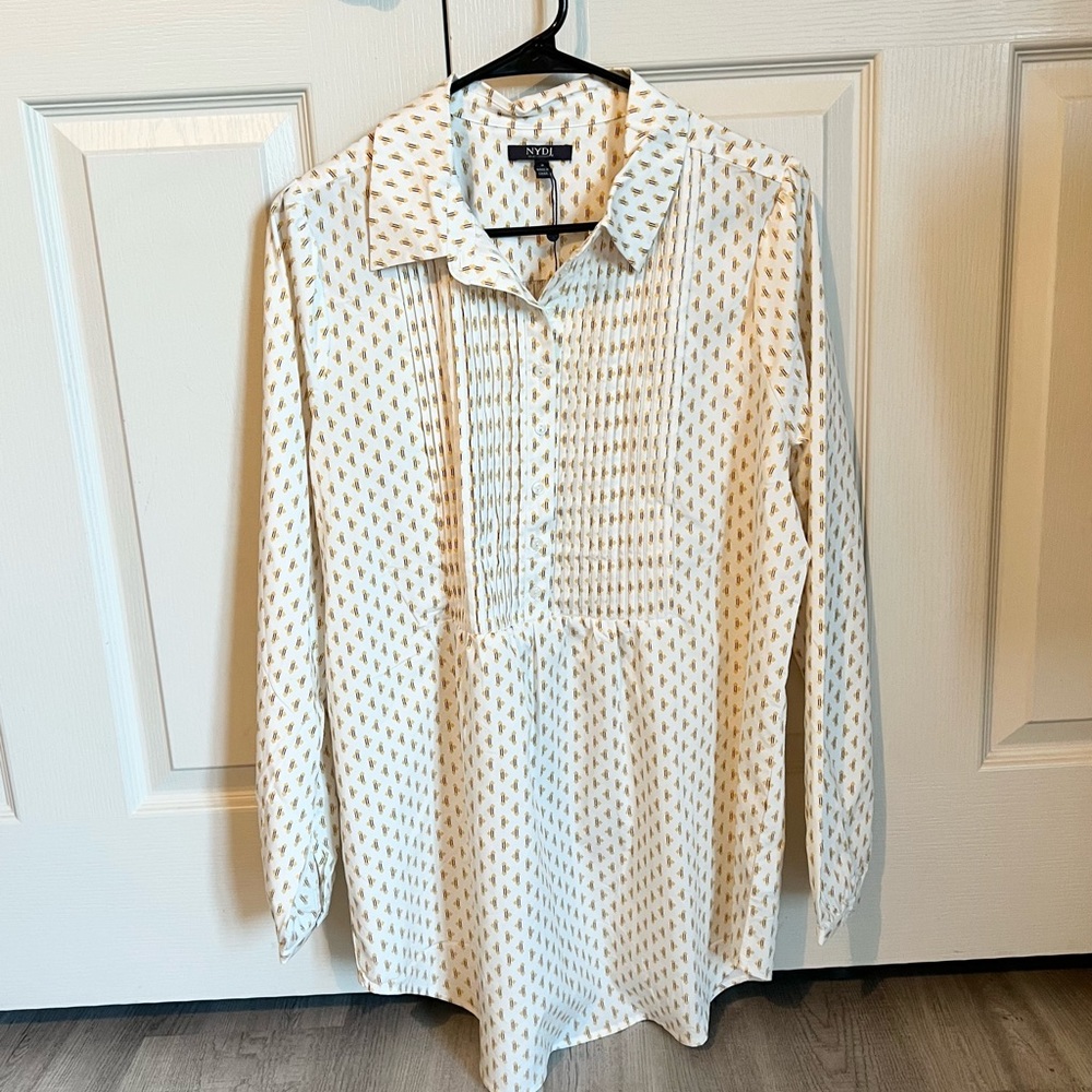 NYDJ button down tunic